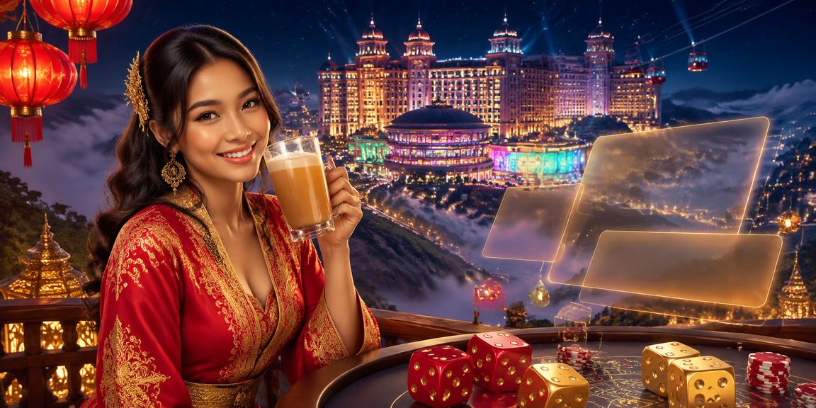 Suasana permainan kasino Genting Highlands dengan permainan kad blackjack