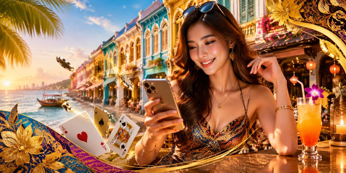 Suasana permainan poker dan kasino langsung Pulau Pinang gaya batik di 7800